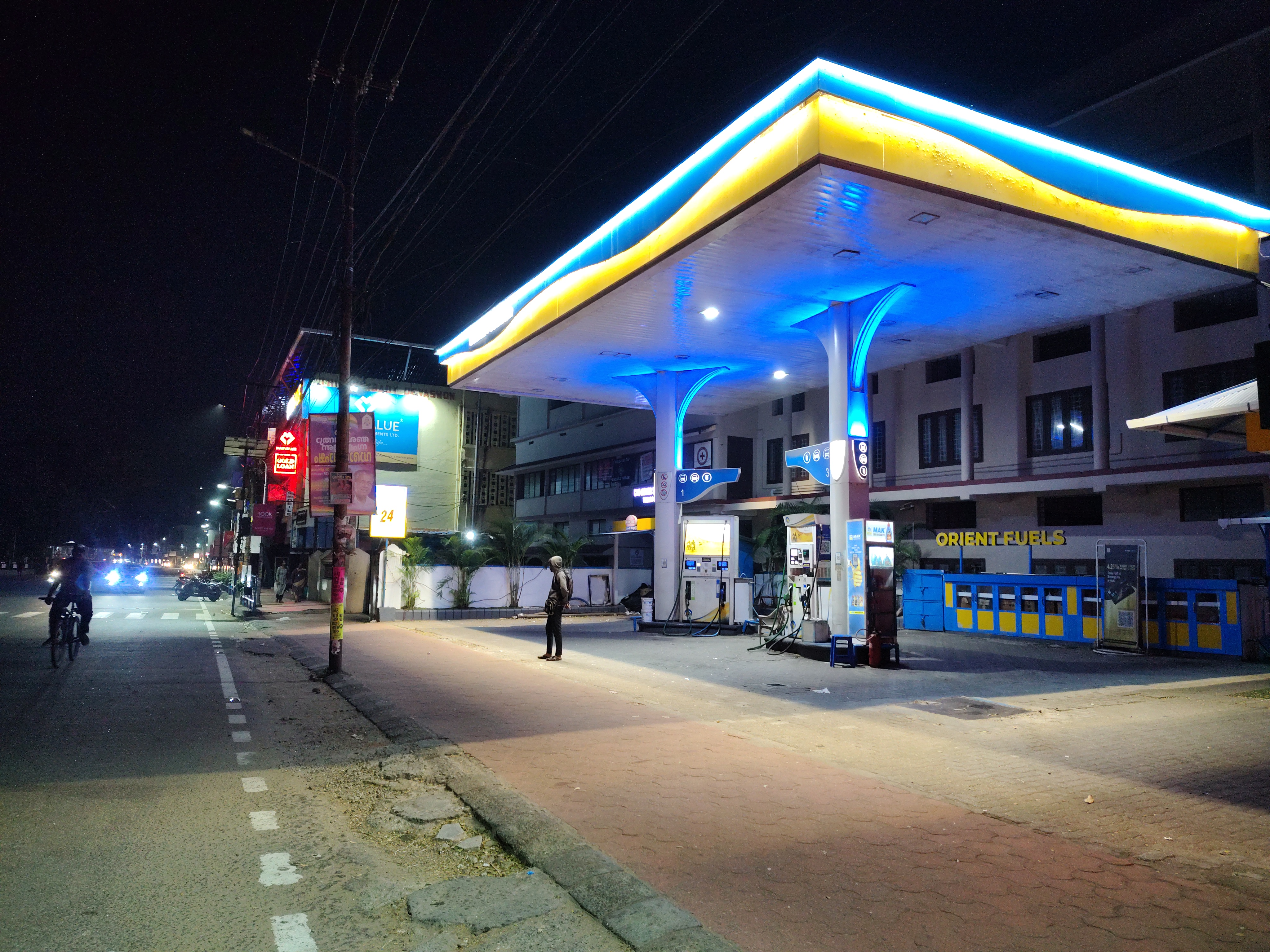 Bharat Petroleum fuel station running on PetroMath