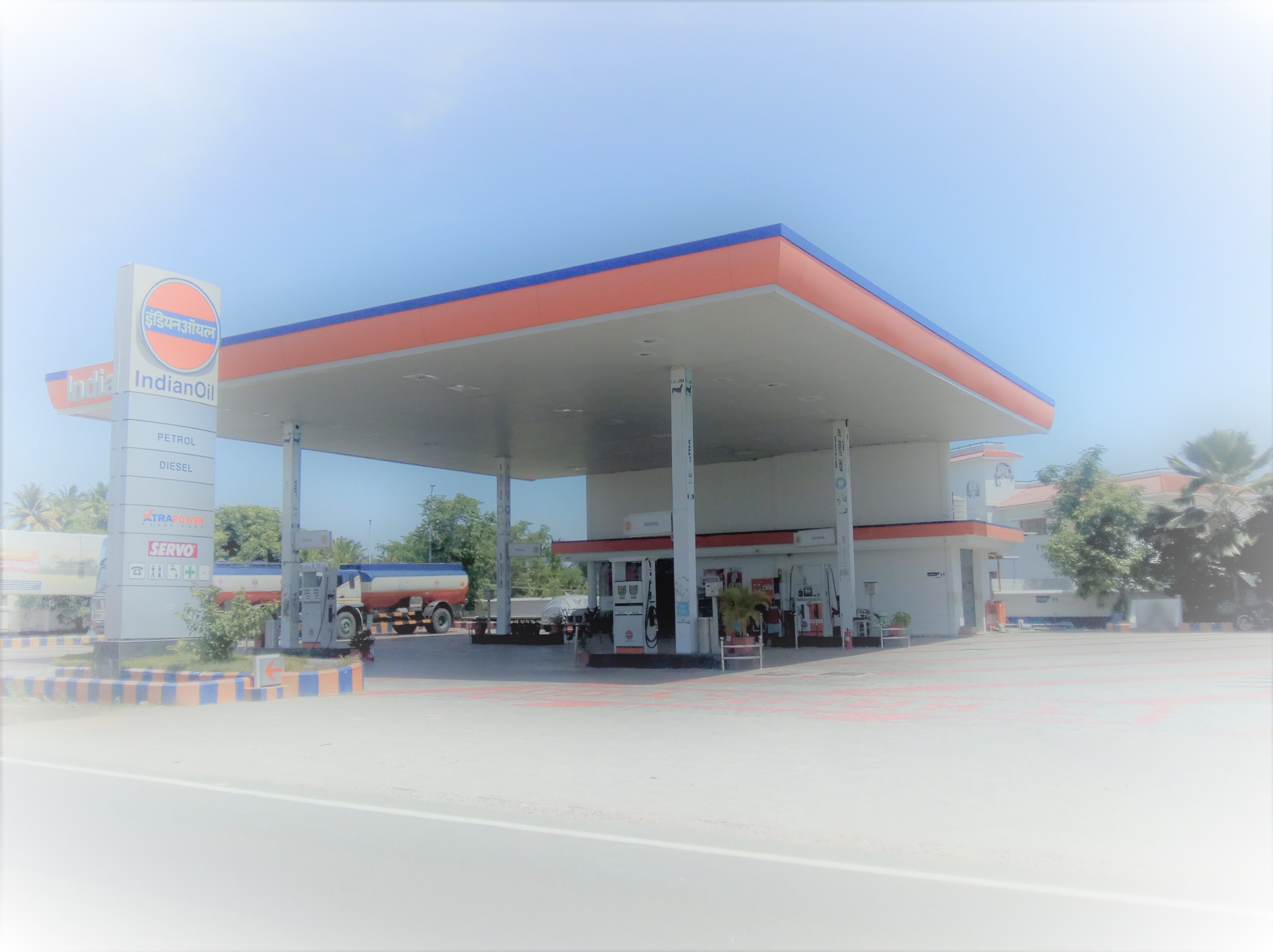 Indian Oil fuel station running on PetroMath