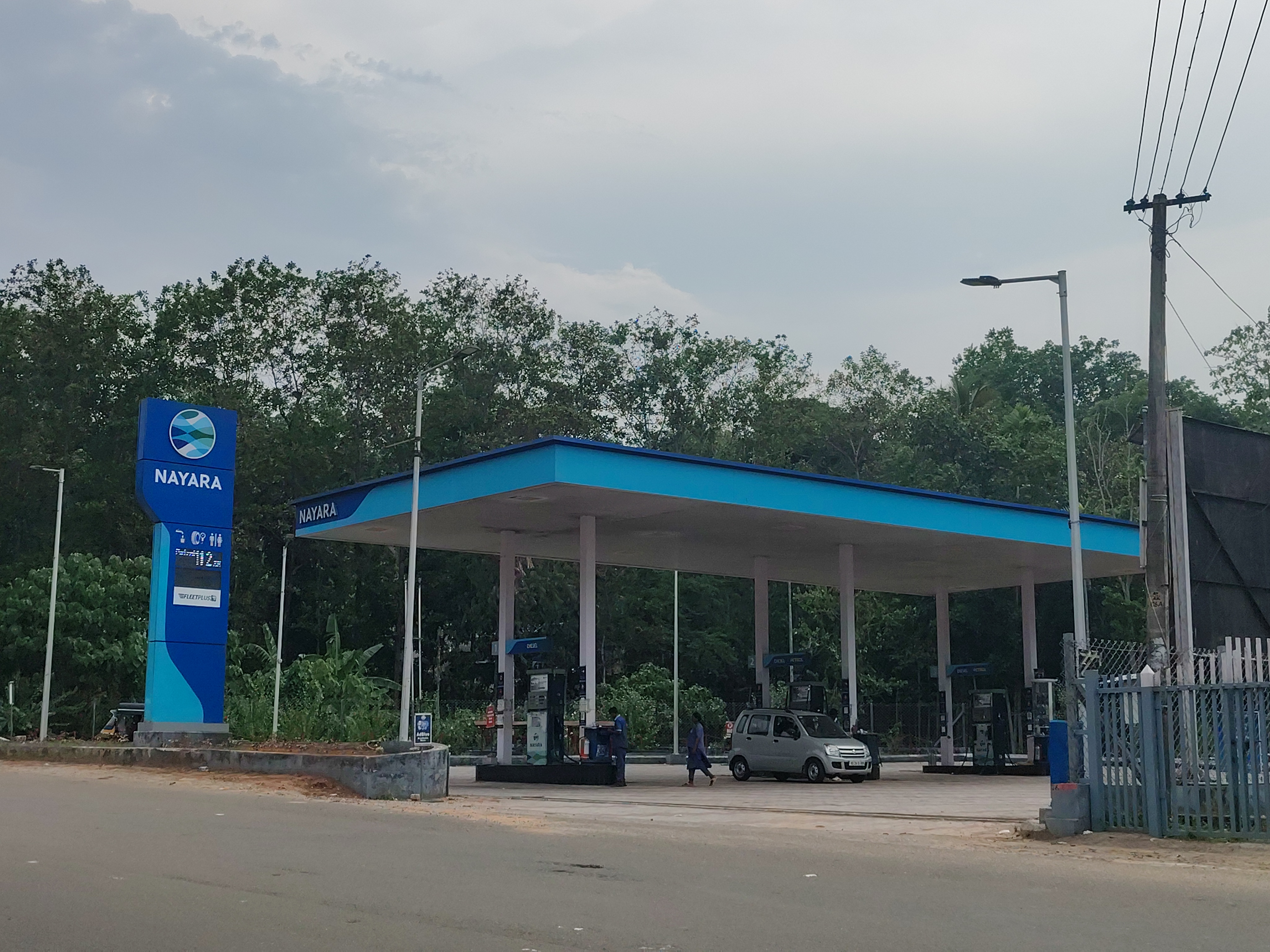 Nayara Energy fuel station running on PetroMath